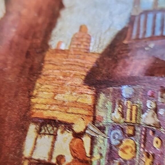 Vintage Foil Lithograph Made In England A Mirrart Production - Picture 10 of 12